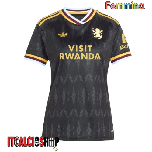 Aston Villa Amadou Onana #24 Seconda Maglia Femmina 2026-27 Manica Corta